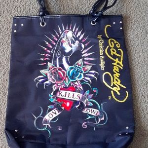 ED HARDY Medium size black bag